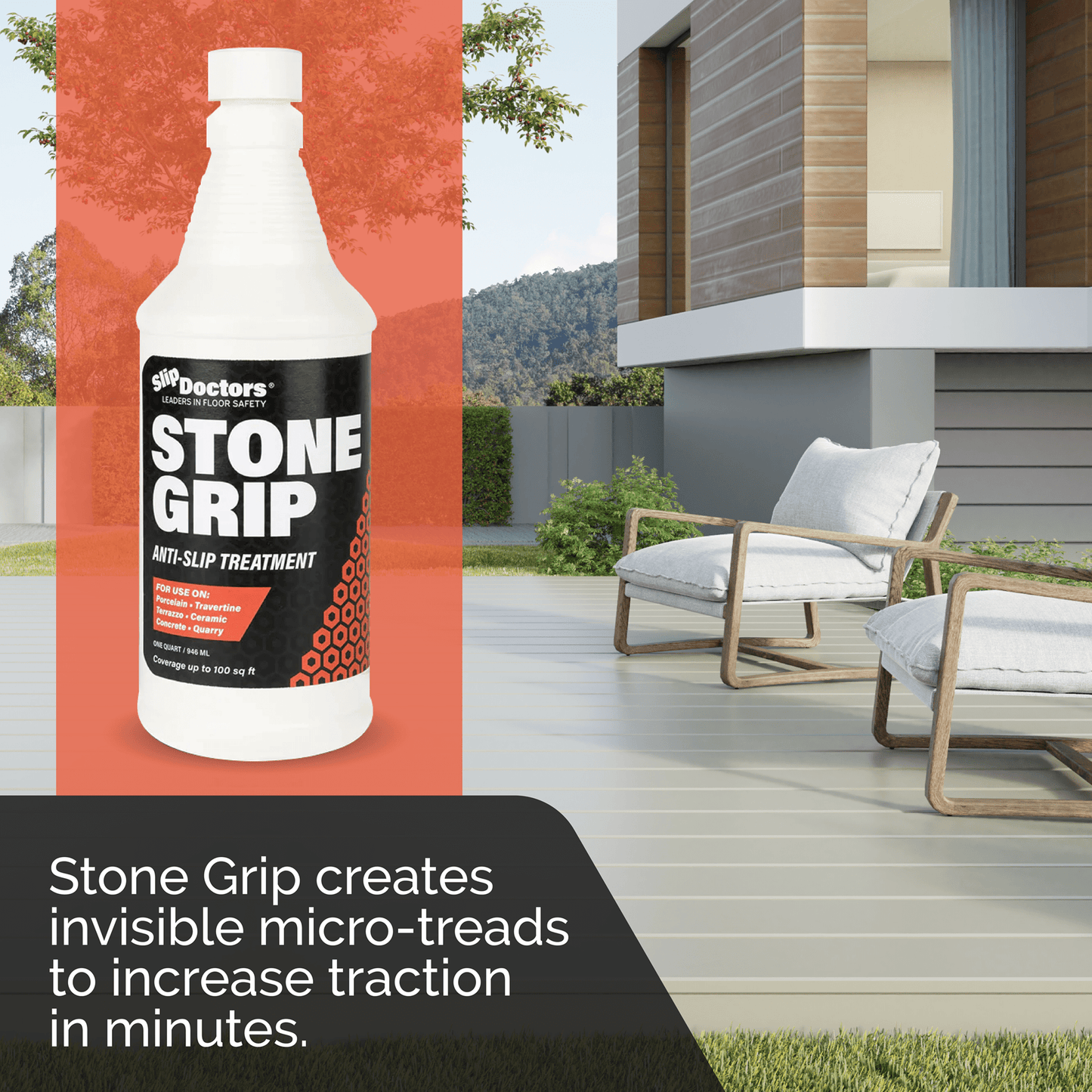 Stone Grip Anti-Slip Tile, Concrete & Stone Treatment