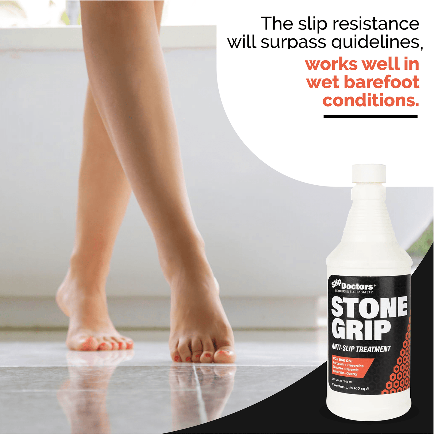 Stone Grip Anti-Slip Tile, Concrete & Stone Treatment